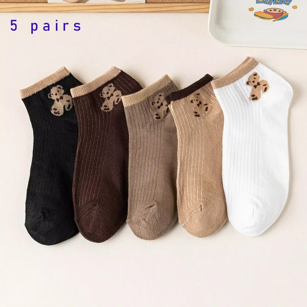Pipe Bending Spring - 5 Pairs of Cute Teddy Bear