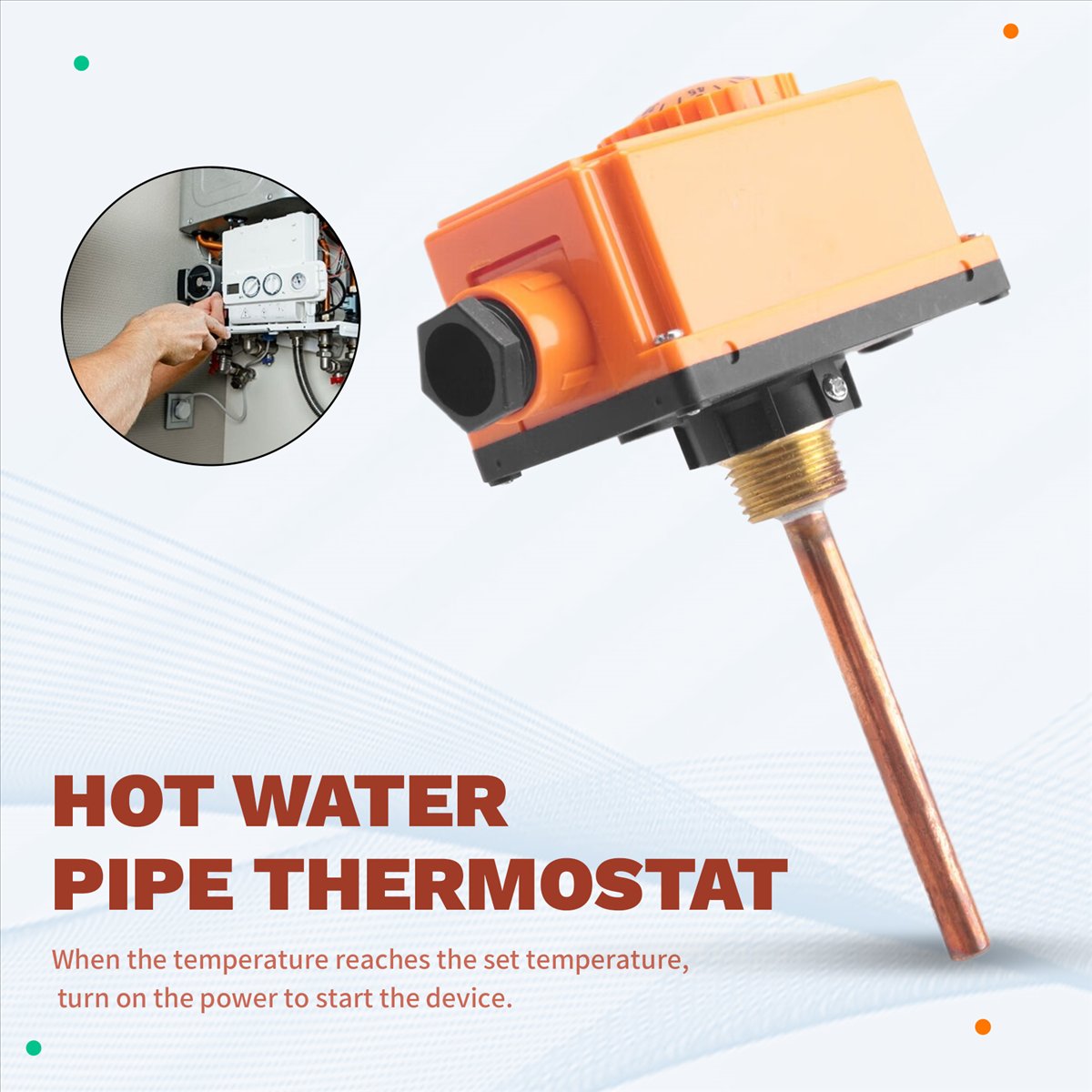Pipe Freeze Spray - A73P G1/2 Male Thread Hot Water