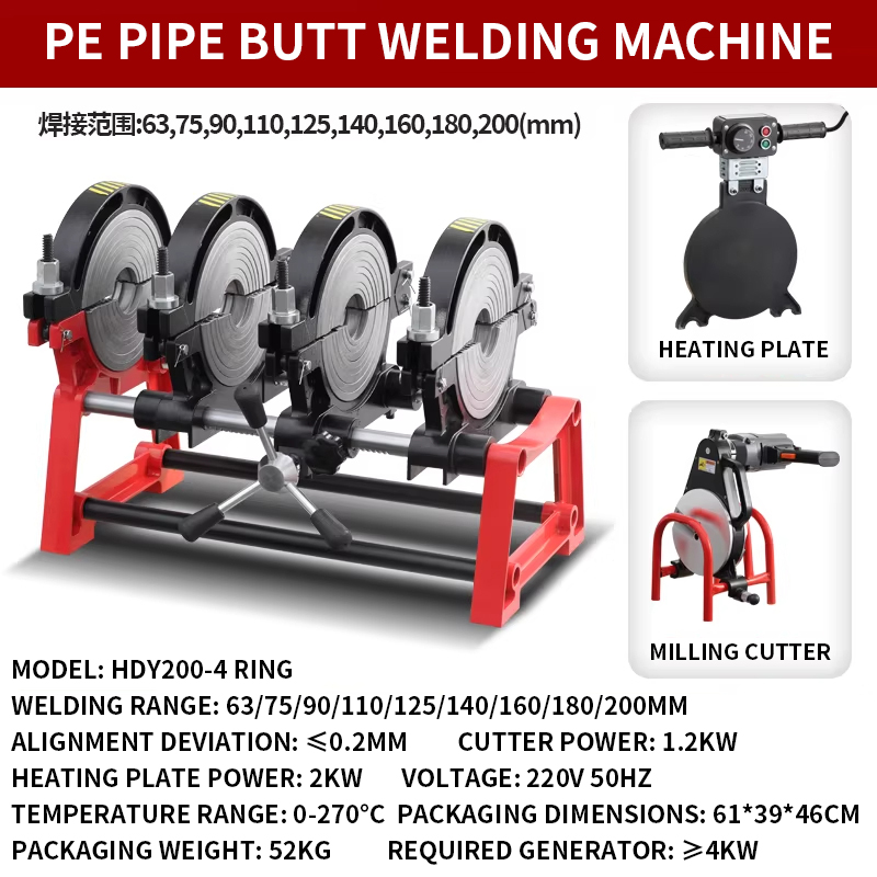 50-160/200 Four-Ring Manual PE – Pipe Freeze Spray recenzja i cena