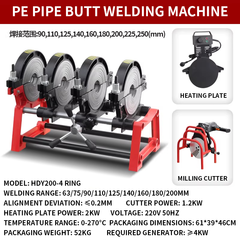 50-160/200 Four-Ring Manual PE – Pipe Freeze Spray recenzja i cena