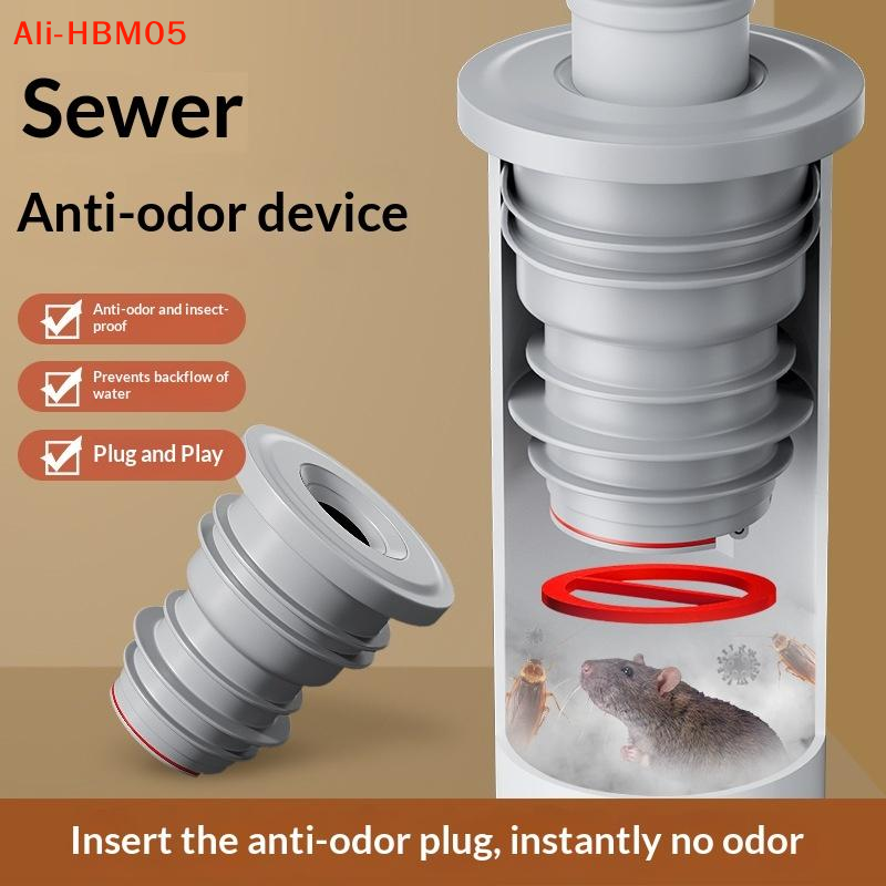 (HB05)Bathroom Sewer Seal Ring – Drain Pipe Clip recenzja i cena