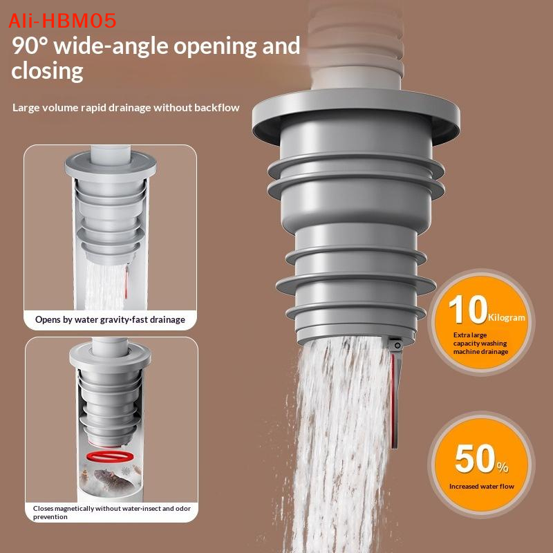 (HB05)Bathroom Sewer Seal Ring – Drain Pipe Clip recenzja i cena