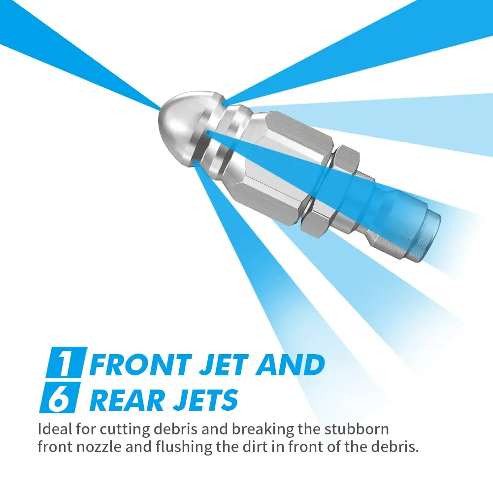 Water Jet High Pressure Spraye – Drain Pipe Clip recenzja i cena