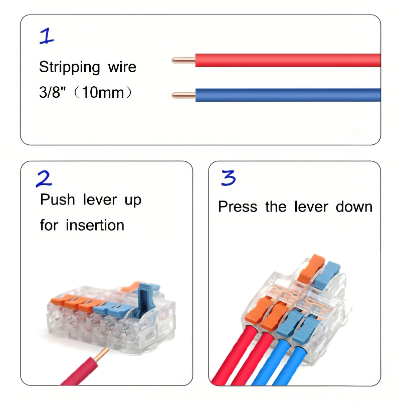 10/50pcs Quick Wire Connector  – Push Fit Connector recenzja i cena