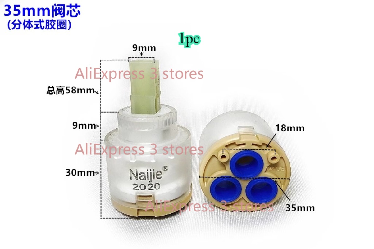 1pcs 28mm/35mm/40mm Water Mixe – Shower Valve Cartridge recenzja i cena