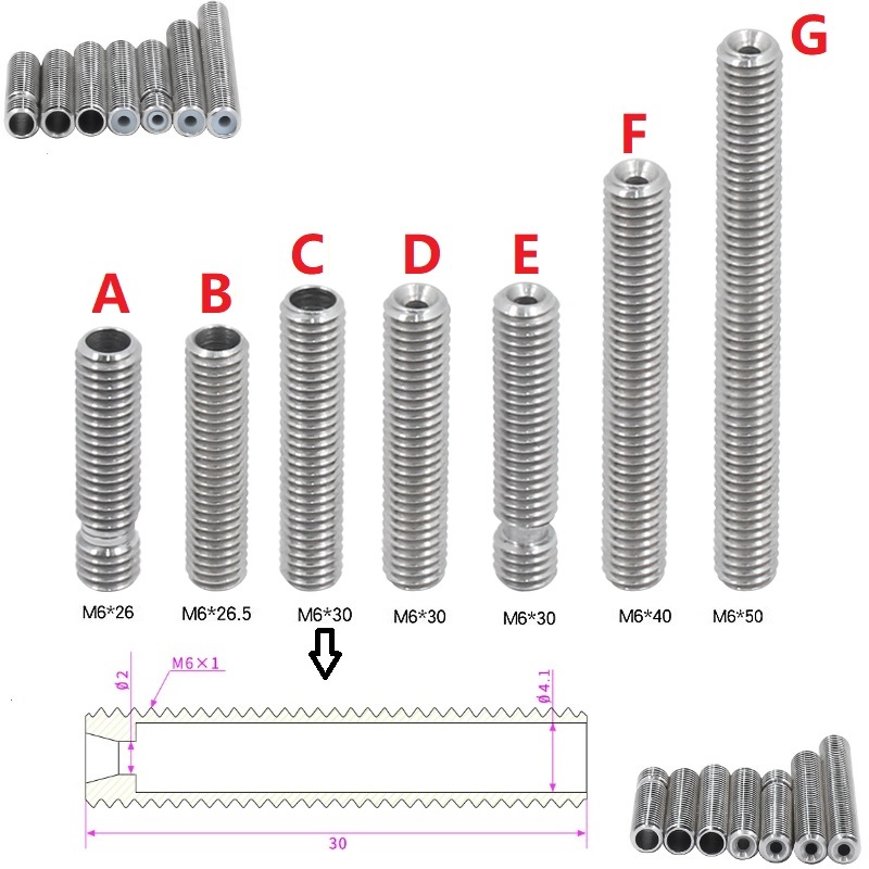 RAMPS 20PCS MK8 Throat M6 Thre – Ptfe Tape Thread recenzja i cena