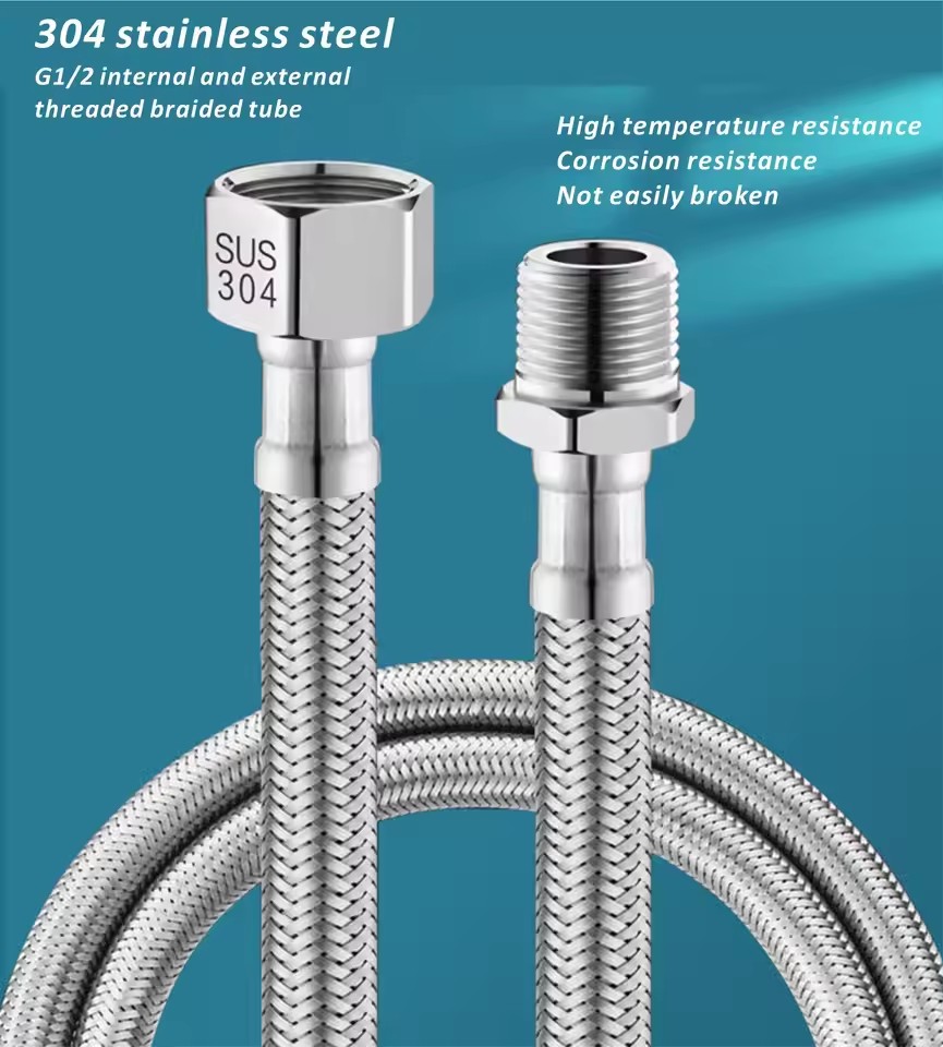 1pc 20/40/60/80/100/150/200CM  – Flexible Hose Braided recenzja i cena