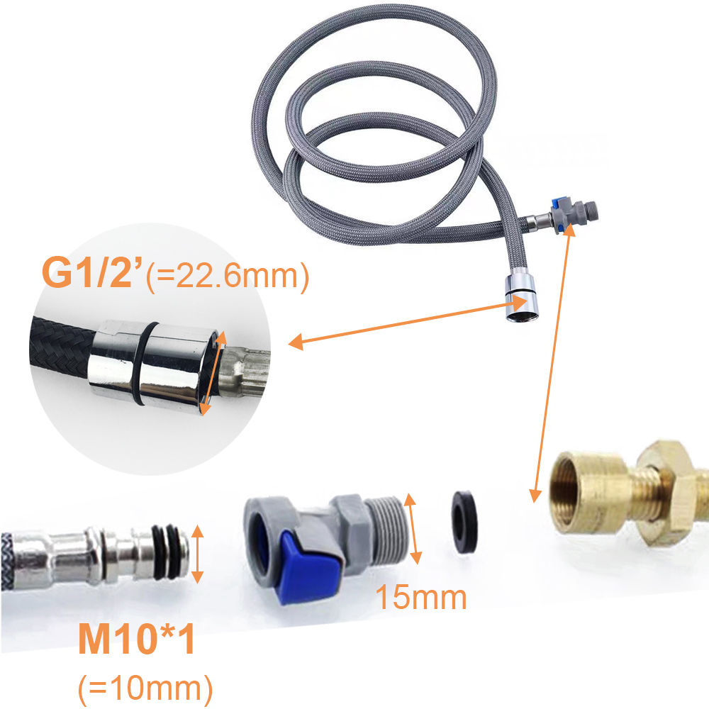 Kitchen Faucet Hose Replacemen – Flexible Hose Braided recenzja i cena