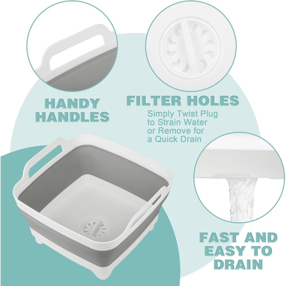 Dishpan for Washing Dishes, Dr – Drain Pipe Clip recenzja i cena