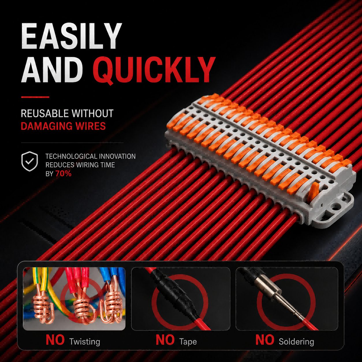 Wire Connectors 2-30 Pins Fast – Push Fit Connector recenzja i cena