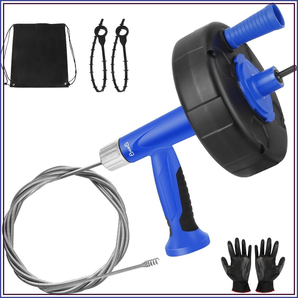 25FT Drain Snake with Drill Ad – Drain Snake Flexible recenzja i cena