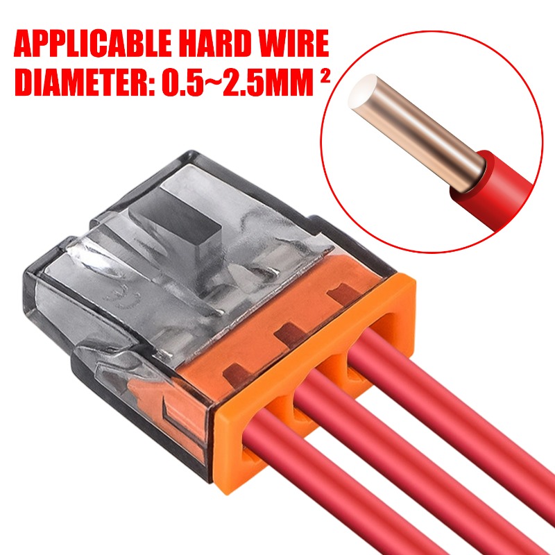 3 Holes Electrical Wire Quick  – Push Fit Connector recenzja i cena