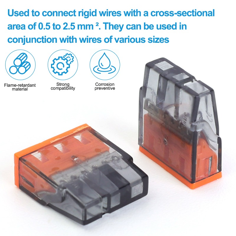 3 Holes Electrical Wire Quick  – Push Fit Connector recenzja i cena