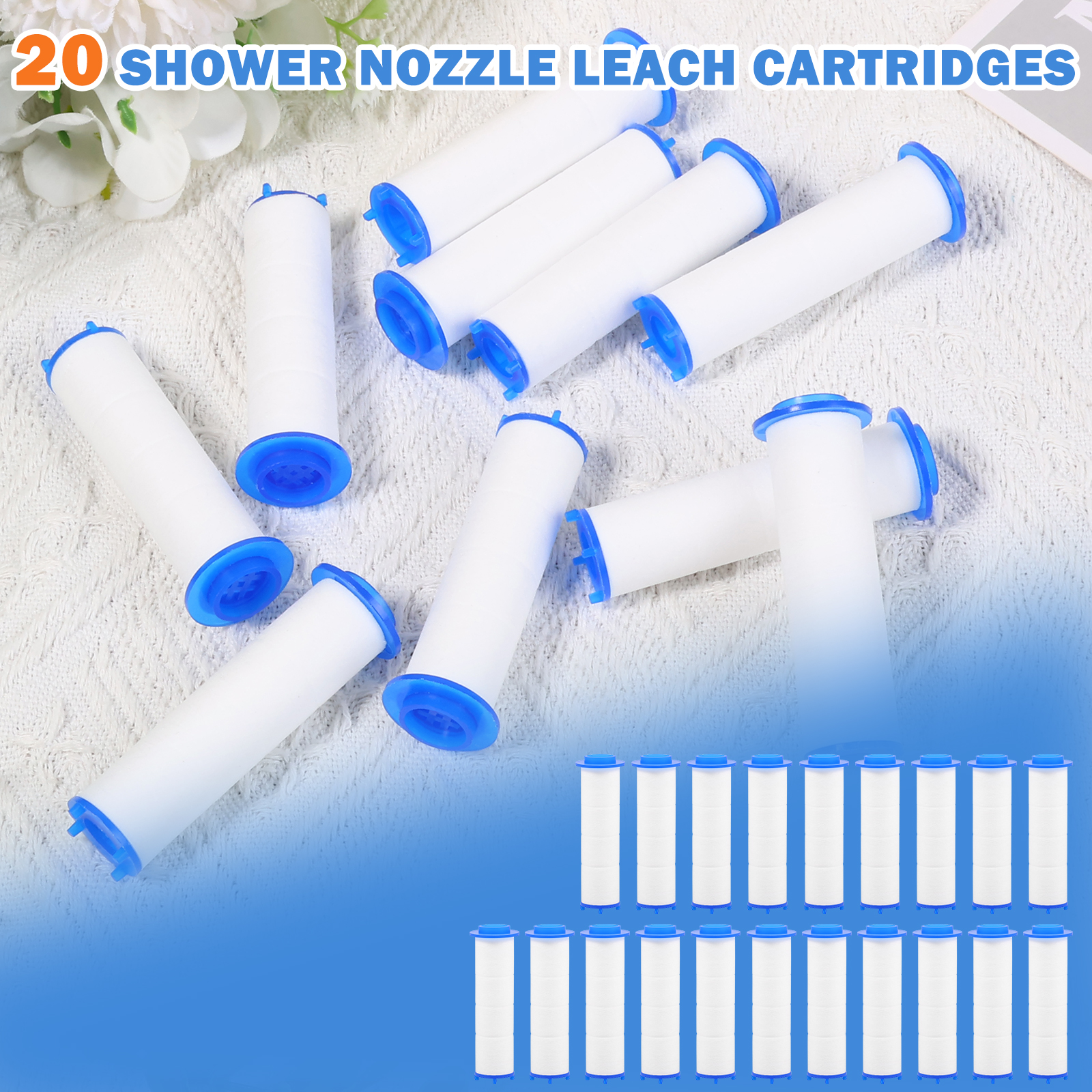 20Pcs Replacement Shower Filte – Shower Valve Cartridge recenzja i cena