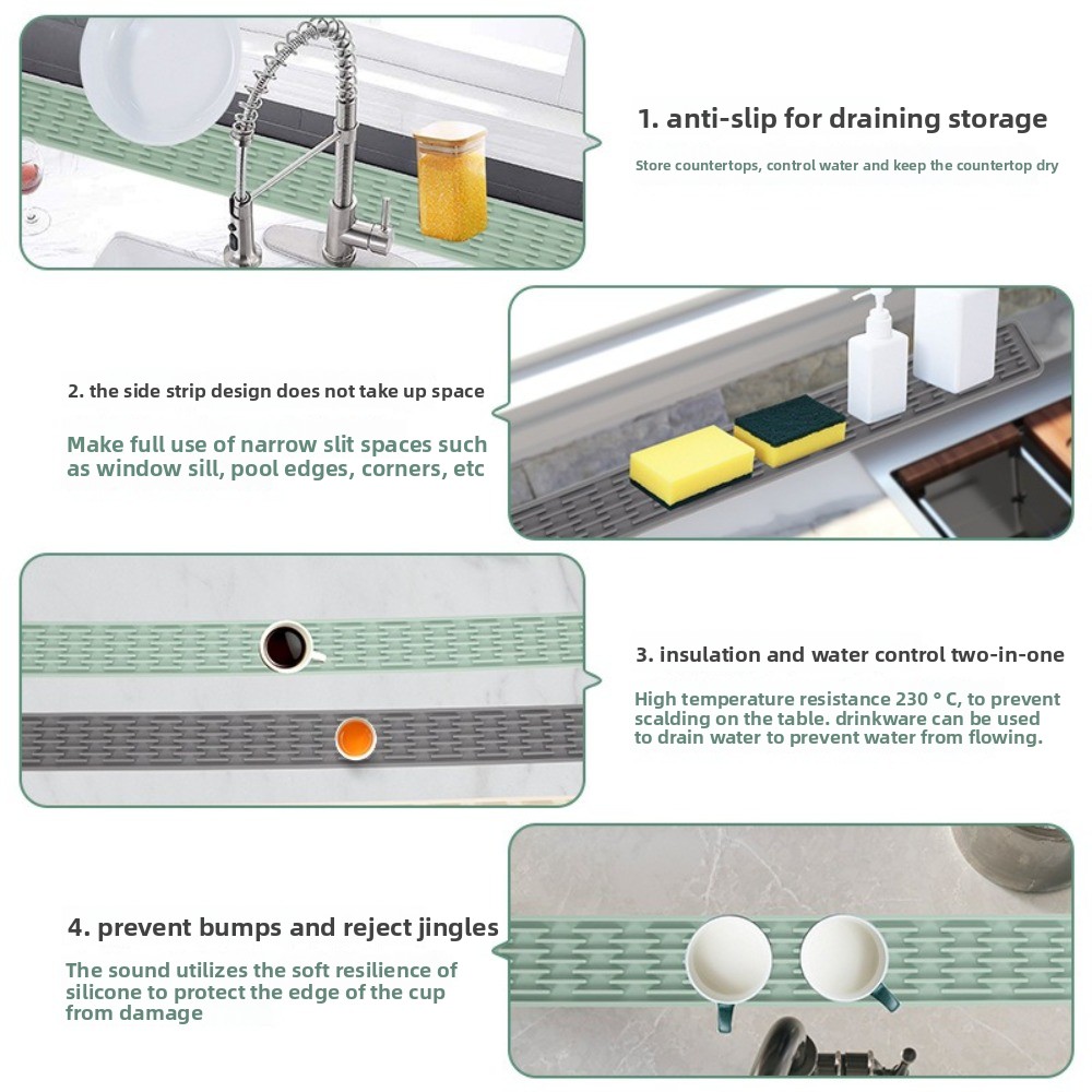Non-slip Silicone Drainage Mat – Silicone Tap Washer recenzja i cena