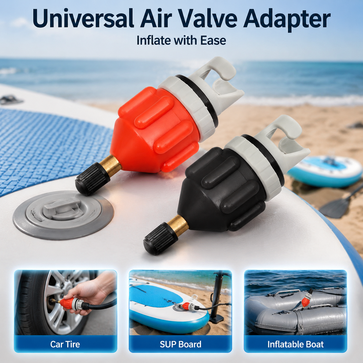 Universal SUP Pump Adapter Inf – Float Ball Valve recenzja i cena