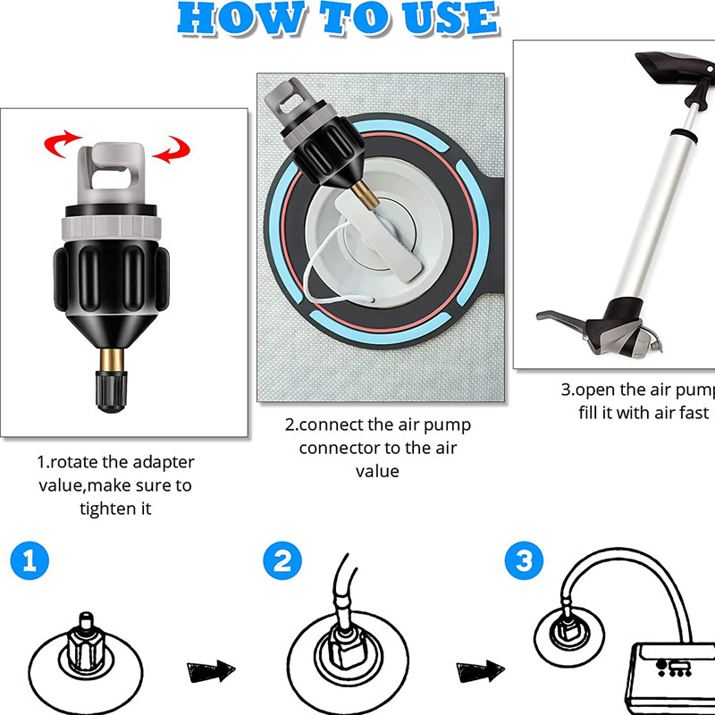 Universal SUP Pump Adapter Inf – Float Ball Valve recenzja i cena